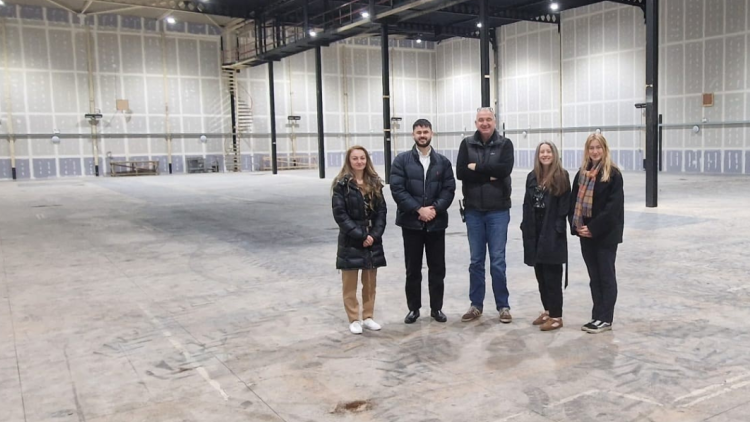 Salix team and Cllr Kye Dudd